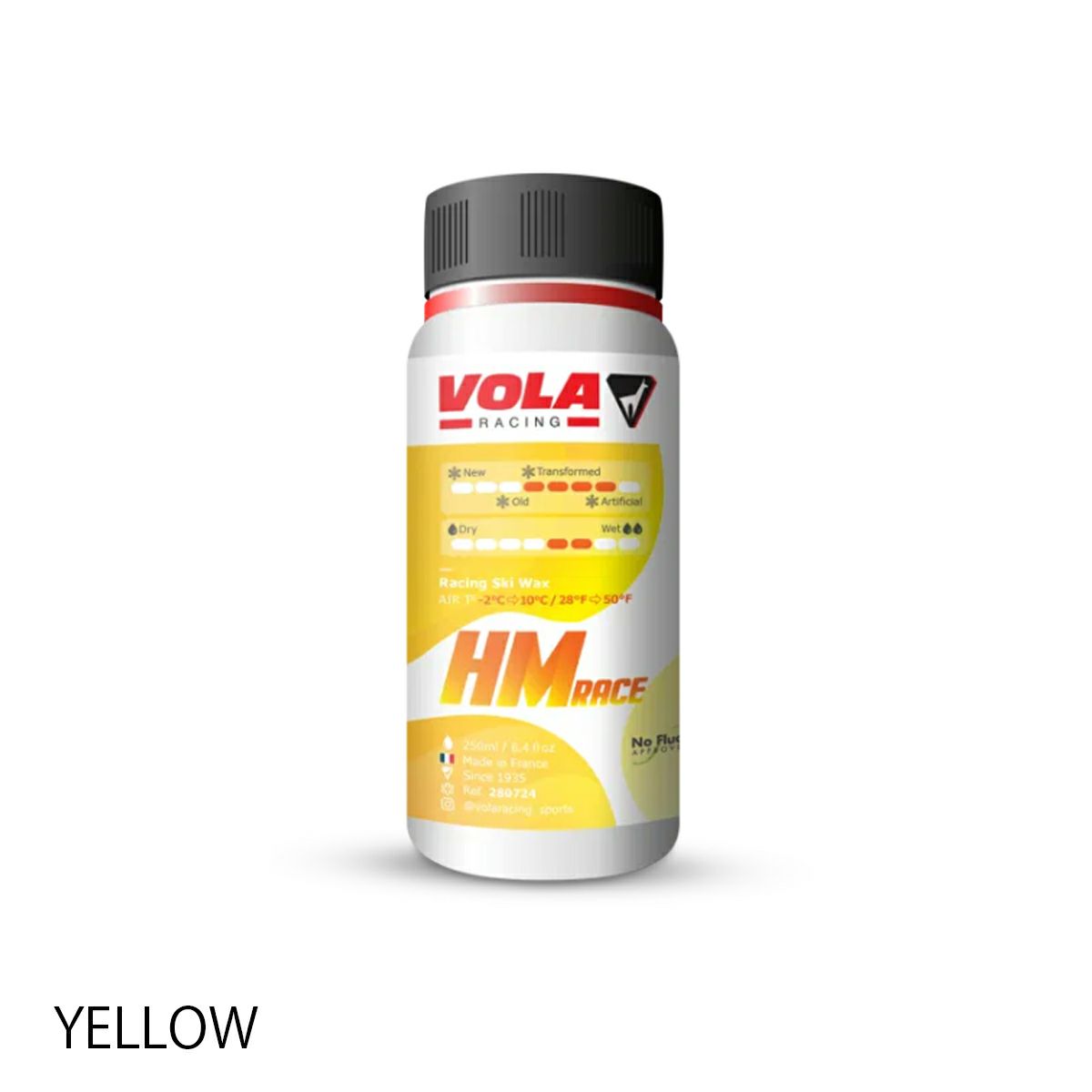 VOLA ボラ リキッド ワックス HM Race YELLOW 250ml 液体 スキー 