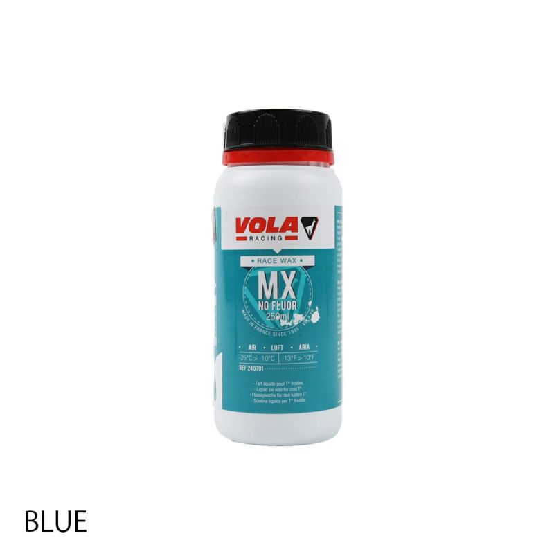 VOLA ボラ リキッド ワックス MX NO FLUOR BLUE 250ml 液体 スキー