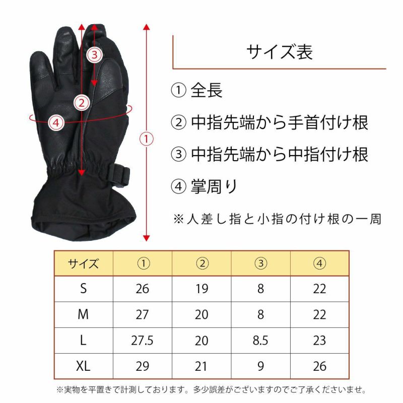 スキー グローブ スノーボード スノボ グローブ メンズ 手袋