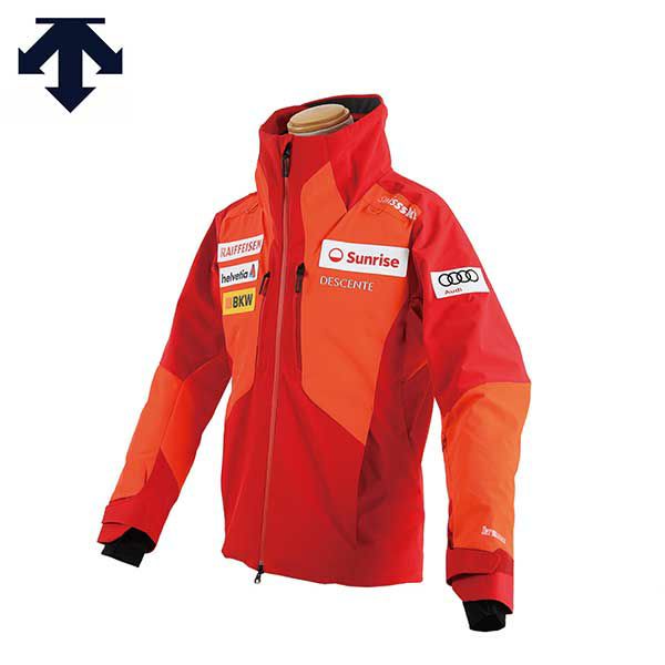 b 極美良品 デサント Swiss Ski Team モデル めんどくさく ジャケット 