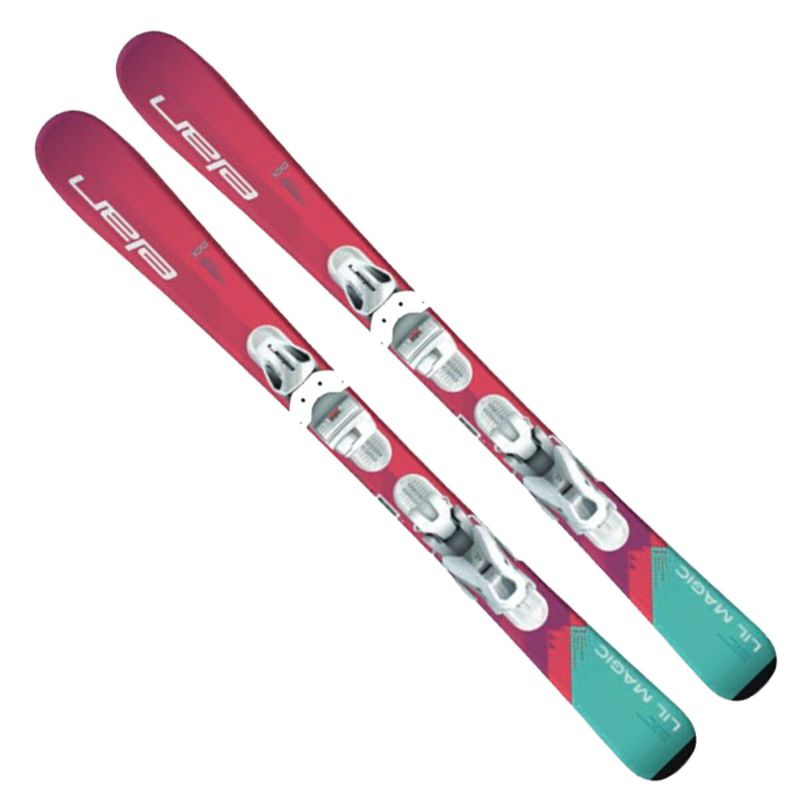 エラン　ELAN LIL MAGIC スキー140cm ストックポール100cm エランELAN LIL MAGIC スキー140cm ストックポール100cm
