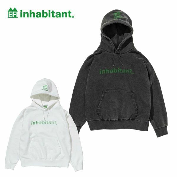 INHABITANT Cnr^g EFA p[J[ 2024 ISM23KT10 / Villagers Logo Hoodie