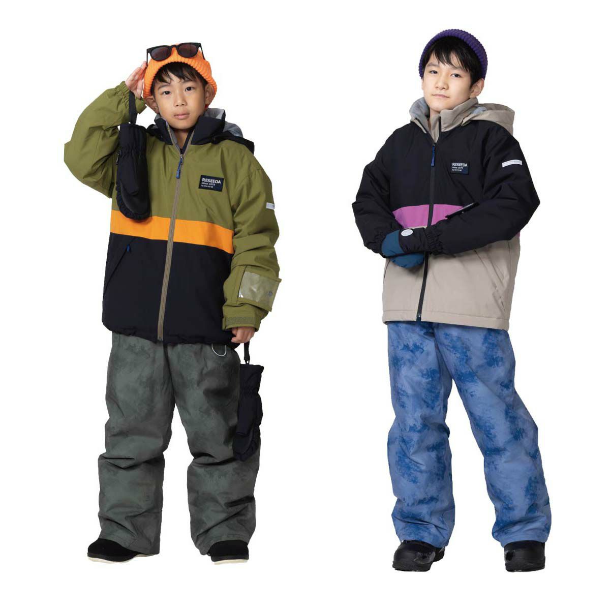 スキーウェア キッズ スノーウェア ジュニア レセーダ RESEEDA 上下