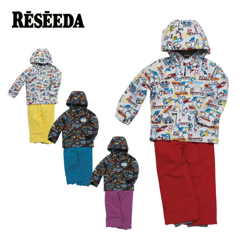 �X�L�[�E�F�A �L�b�Y �X�m�[�E�F�A �W���j�A ���Z�[�_ RESEEDA �㉺�Z�b�g��2025�� TODDLER SUIT / RES57001