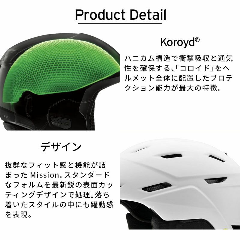SMITH スミス スキーヘルメット メンズ レディース 2025 MISSION MIPS