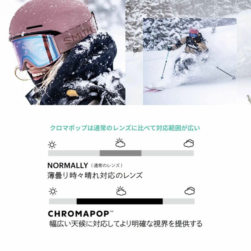 Smith Squad Mag ゴーグル レンズ 交換可能レンズ収納袋付き（SMITH 