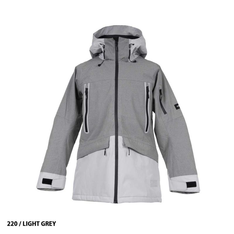ICEPEAK 防水スキーウェア グレー ICEPEAK アイスピーク スキーウェア ジャケット レディース＜2025