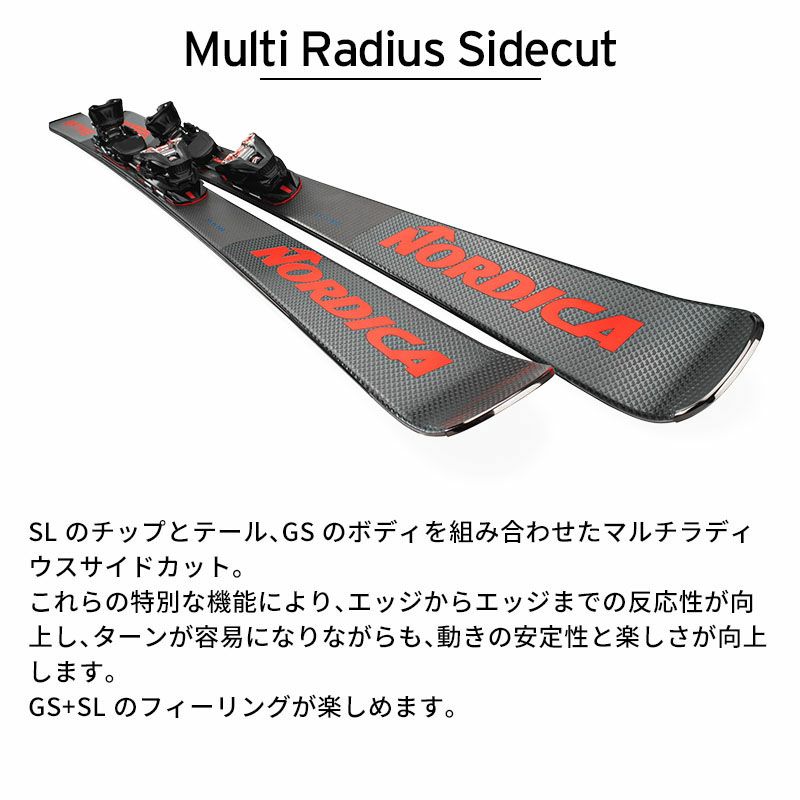 NORDICA ノルディカ スキー板 メンズ レディース 2025 Spitfire DC 74