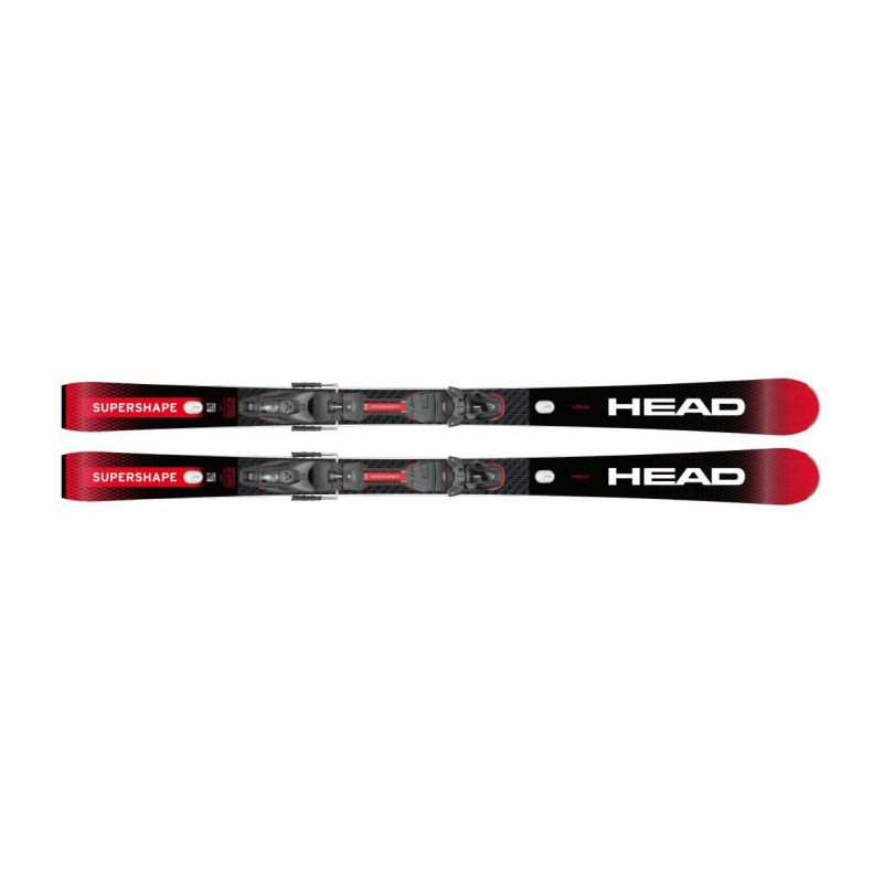 Head スキー板 黒と白のデザイン
