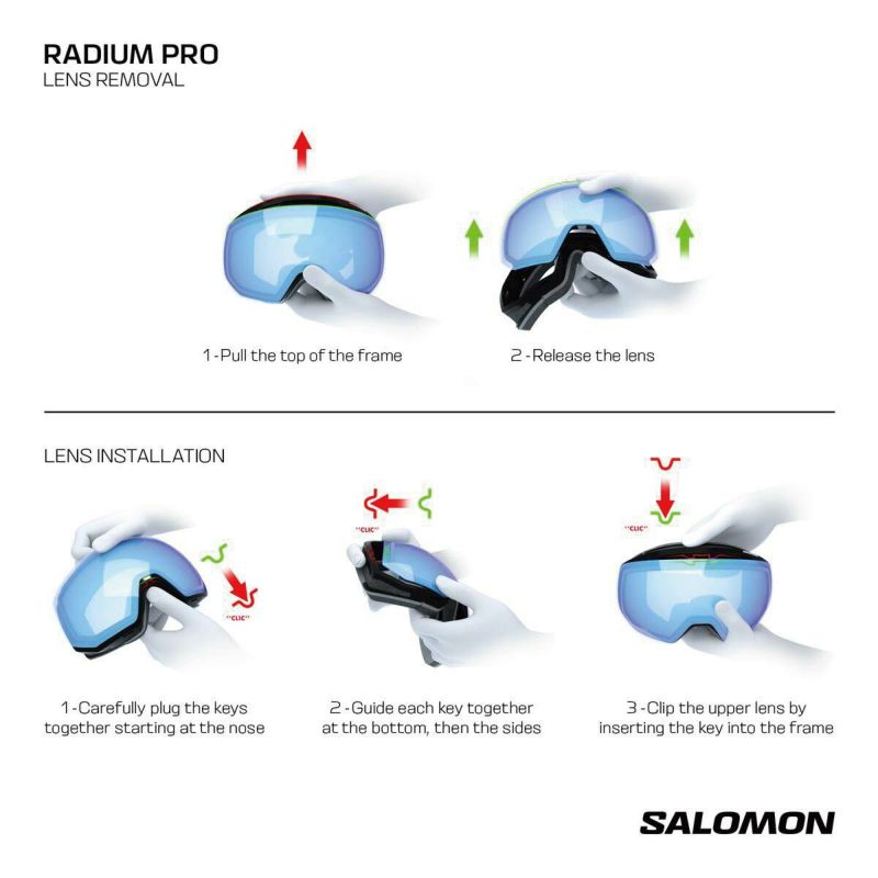 スキーゴーグル サロモン SALOMON メンズ レディース 2025