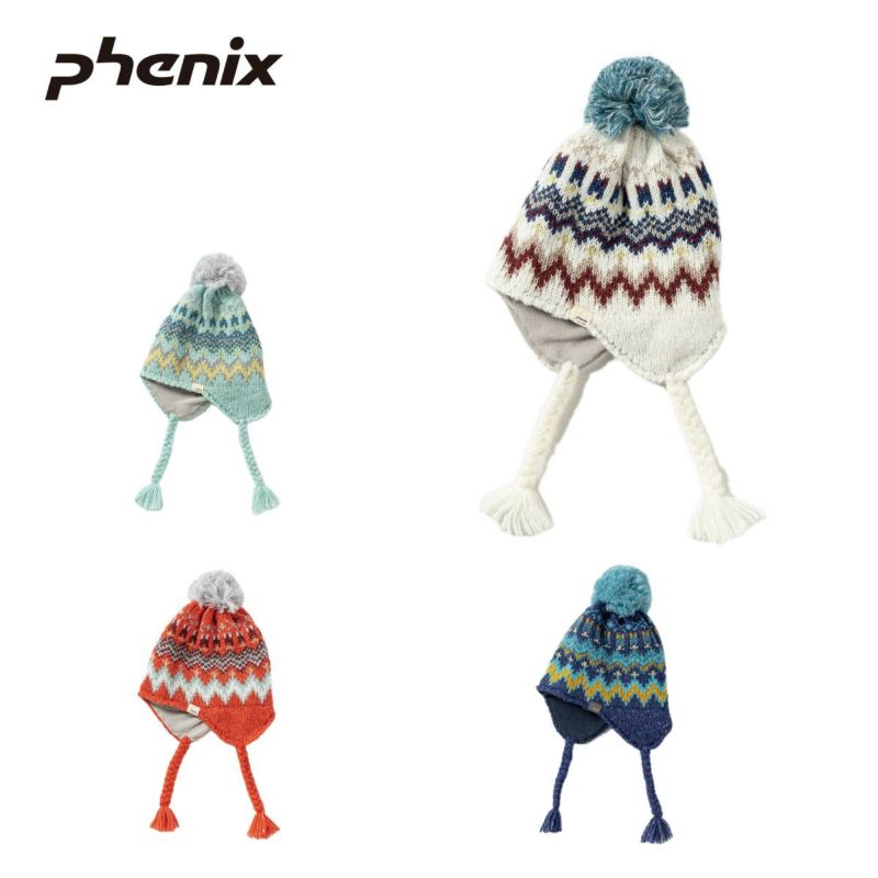 PHENIX tFjbNX XL[jbgX LbY WjA2025ESG24HW92 / Mix Border Junior Earflap Beanie