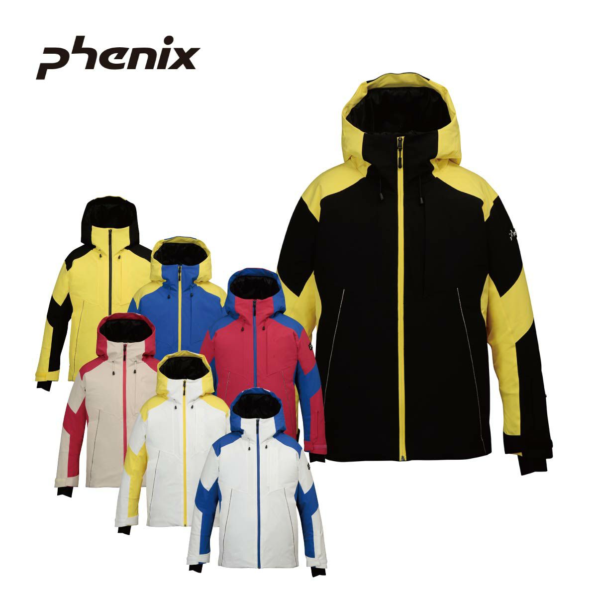 �X�L�[�E�F�A �����Y �X�L�[�W���P�b�g �t�F�j�b�N�X PHENIX 2025 PSM24OT01 / Team Multi Block Jacket �`�[�� �}���` �u���b�N
