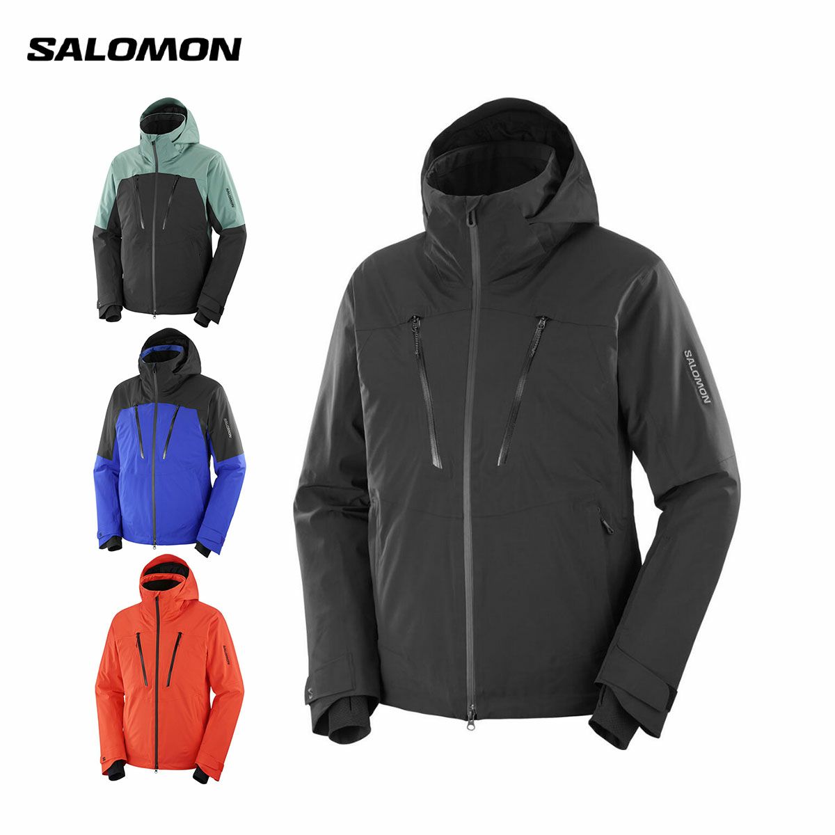 SALOMON サロモン 機能性抜群 耐水 撥水 スノボ スキー ウェア すりむい SS 