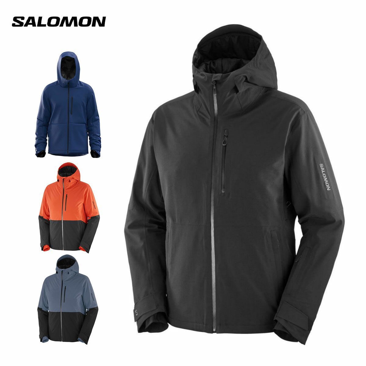 美品】SALOMON サロモン スキーウェア アイスロケットジャケット 