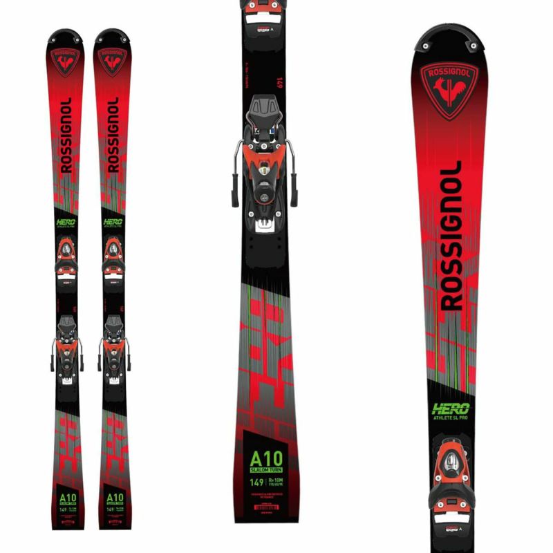 ROSSIGNOL ロシニョール スキー板 キッズ ジュニア 2025 HERO ATHLETE SL PRO / RANAF01 + NX 10  GW プレート/ビンディング セット 取付無料 グリップウォーク対応  ならタナベスポーツ【公式】が最速最安値に挑戦中！メンズ・レディース・子供用まで勢揃い