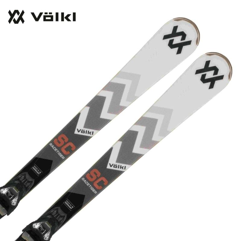 VOLKL �t�H���N�� �X�L�[�� �����Y ���f�B�[�X 2025 RACETIGER SC WHITE + vMOTION 12 GW �v���[�g/�r���f�B���O �Z�b�g ��t���� �O���b�v�E�H�[�N�Ή�