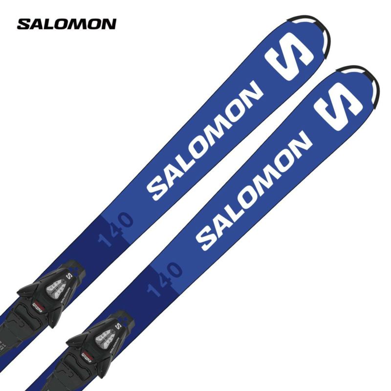 SALOMON �T������ �X�L�[�� �L�b�Y �W���j�A ��2026�� S/RACE JR M / [L47678300+] + C5 GW �v���[�g/�r���f�B���O �Z�b�g ��t���� �O���b�v�E�H�[�N�Ή�