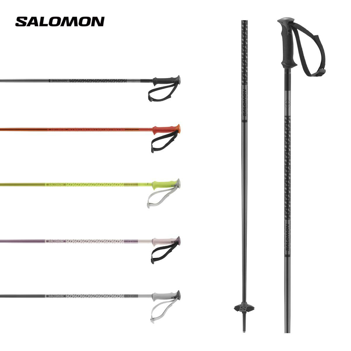 SALOMON サロモン スキー ポール ストック メンズ レディース 2025  