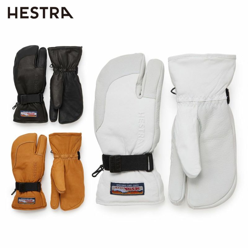 HESTRA wXg XL[O[u Y fB[X 2026 30872 / 3-Finger Full Leather {Ki