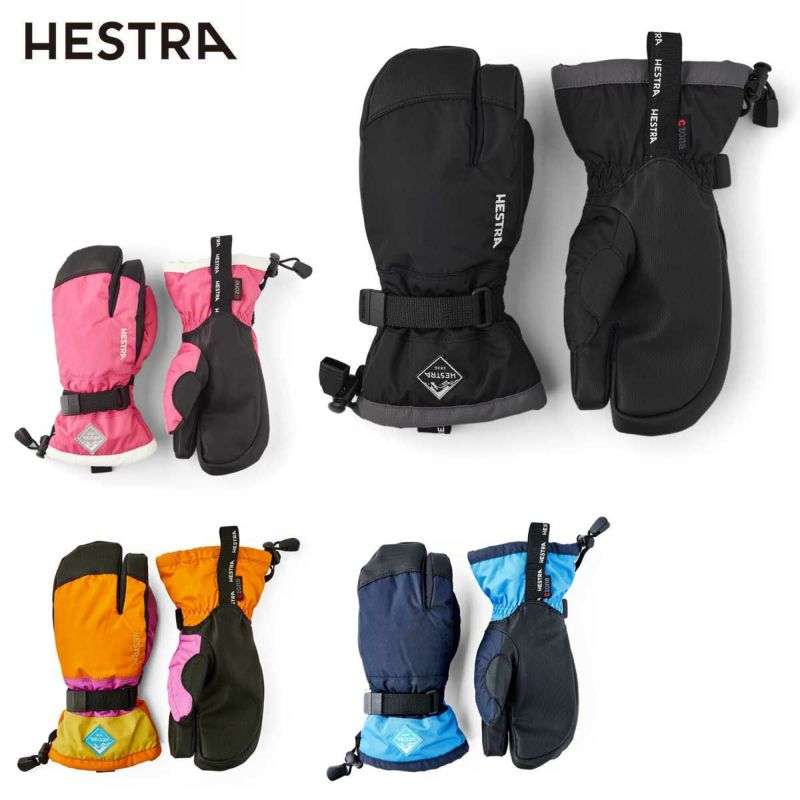 HESTRA wXg XL[O[u LbY WjA202532532 / Gauntlet Czone Jr 3-Finger