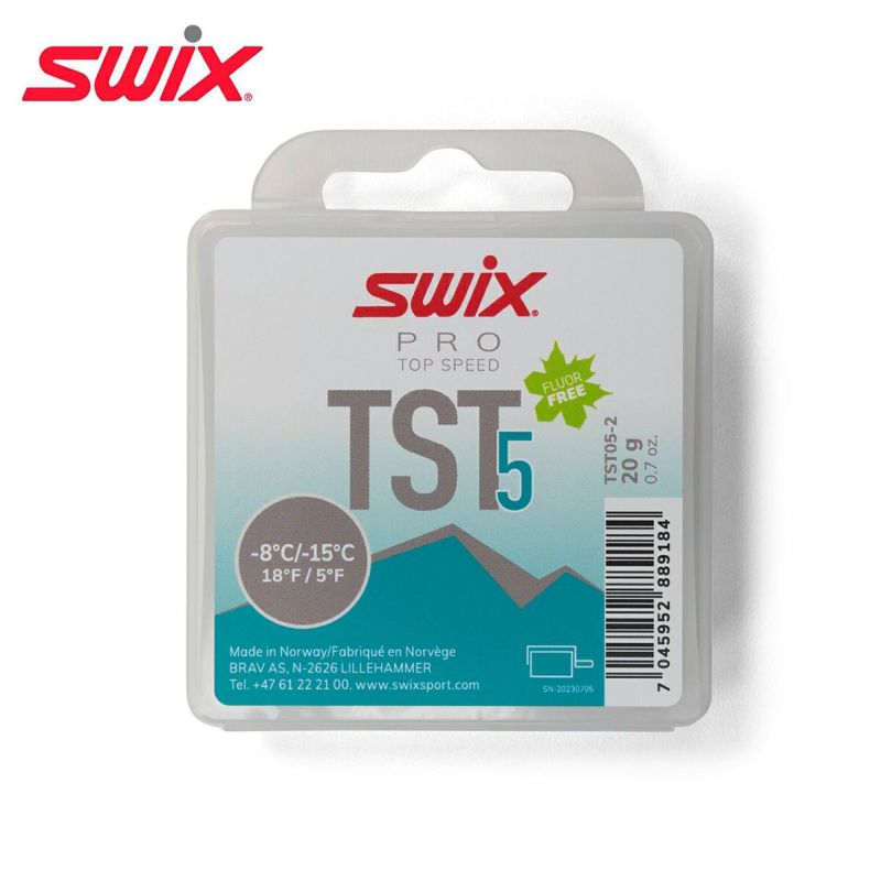 SWIX スウィックス スキー ワックス <2025> TST05-2 / TS5 ターボ ターコイズ 20g