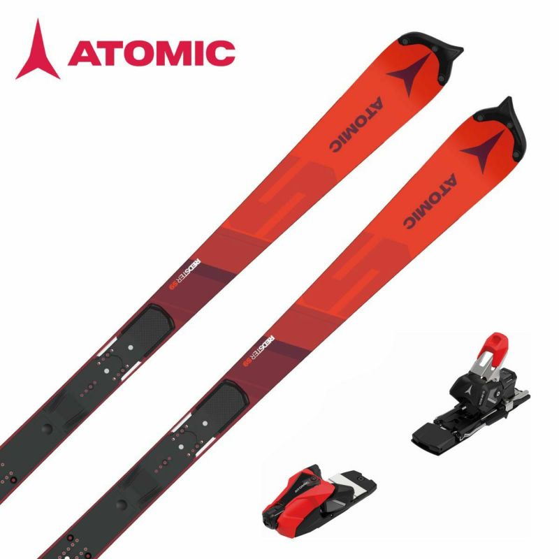 ATOMIC Ag~bN XL[ fB[X WjA 2025 REDSTER S9 FIS 155 + ICON RS 12 v[g/rfBO Zbg t