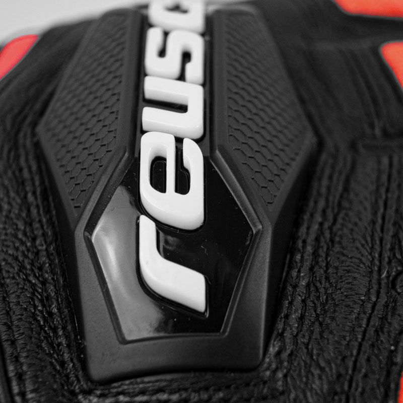 Reusch Herren Handschuh WORLDCUP WARRIOR TEAM black/fluo red