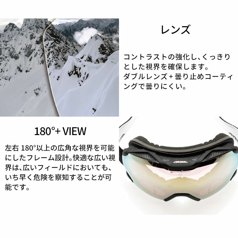 スキーゴーグル アルピナ ゴーグル ALPINA メンズ レディース 2026