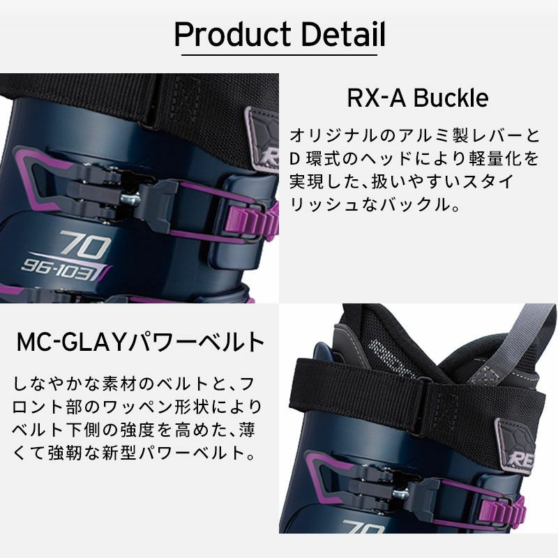 REXXAM レクザム スキーブーツ レディース 2026 R-EVO PLUS LADY