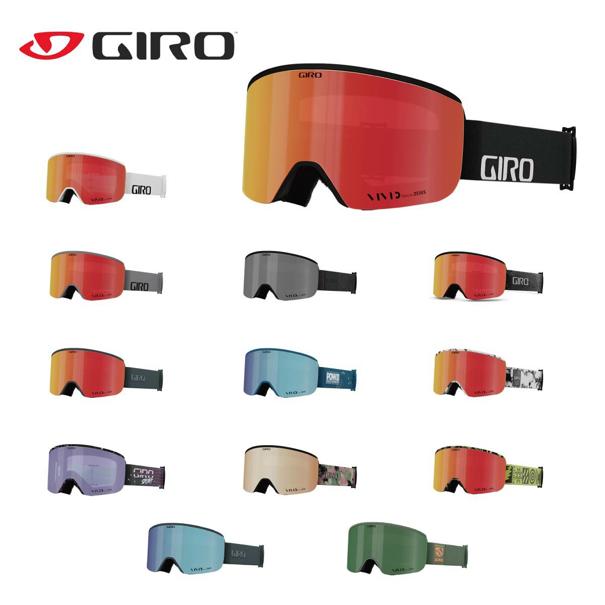 スキーゴーグル GIRO ジロ メンズ レディース 2025 AXIS / アクシス 