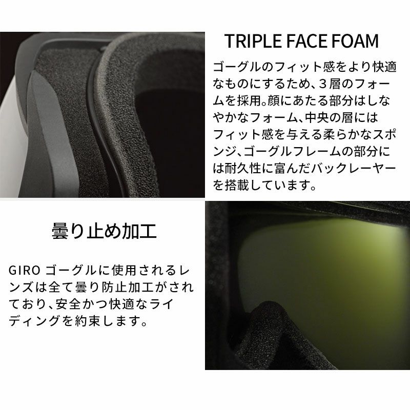 GIRO Contour コンツアー  FENDER　レンズ2枚 Amazon | GIRO ジロ スキー ゴーグル＜2023＞CONTOUR/コンツアー