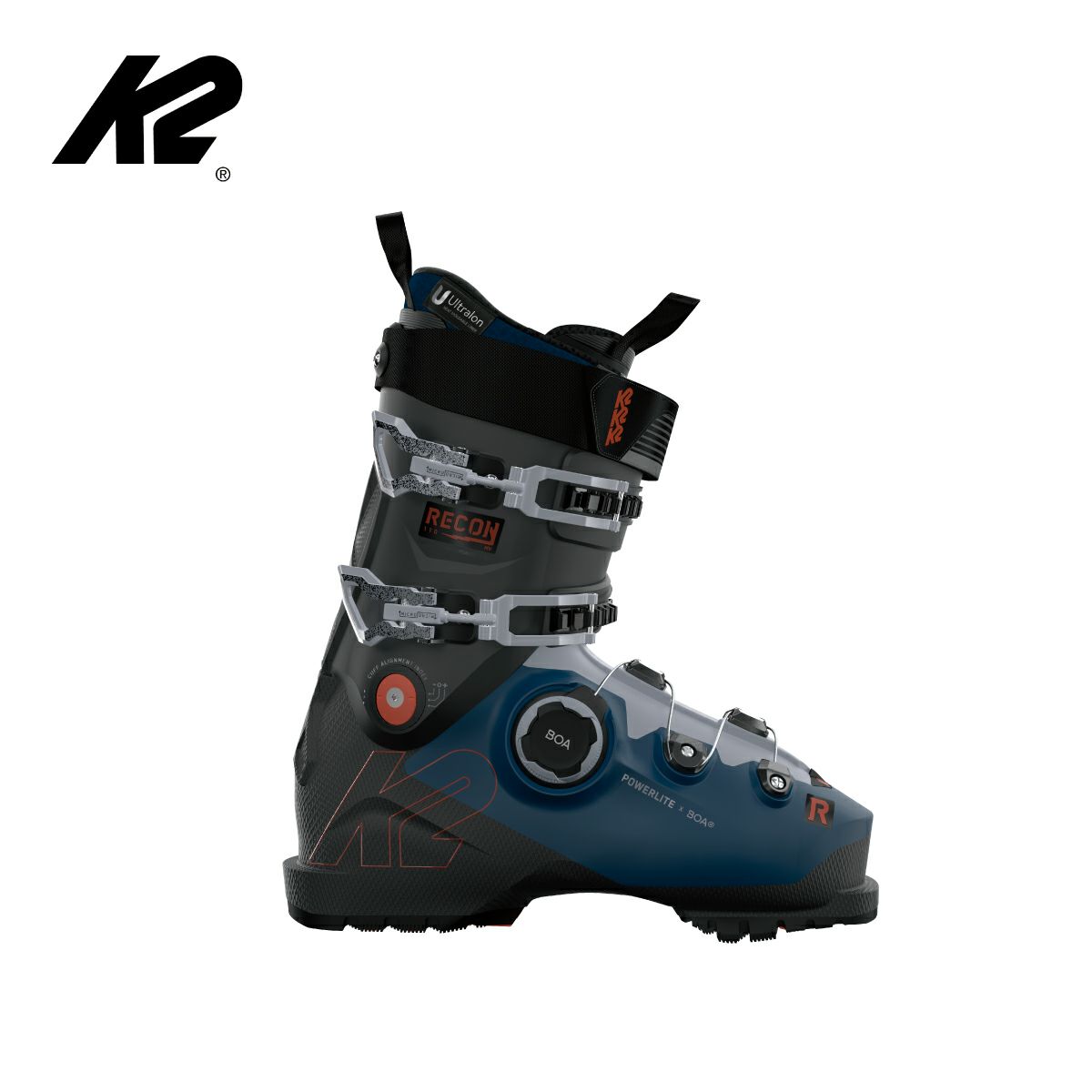 K2 RECON 100 スキーブーツ 27.5 収納バック付き 甲高甲広（k2 スキー 