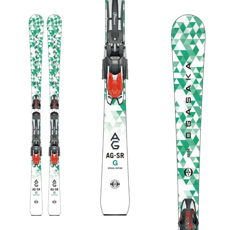 OGASAKA AG SR スキー 165cm バインディング付き OGASAKA (オガサカ) カービングスキー 165cm 2022年モデル