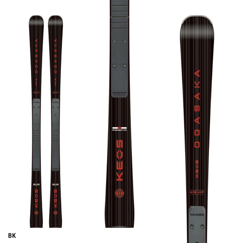 スキー OGASAKA KEO'S KS-AP/BK SR-585 OGASAKA KEO'S KS-AP/BK SR-585 OGASAKA オガサカ スキー板 KS-AP/BK + SR