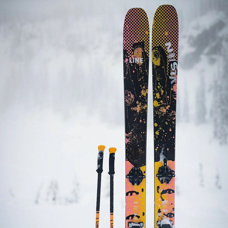 LINE ライン スキー板 メンズ レディース＜2025＞ VISION 104 + ATTACK