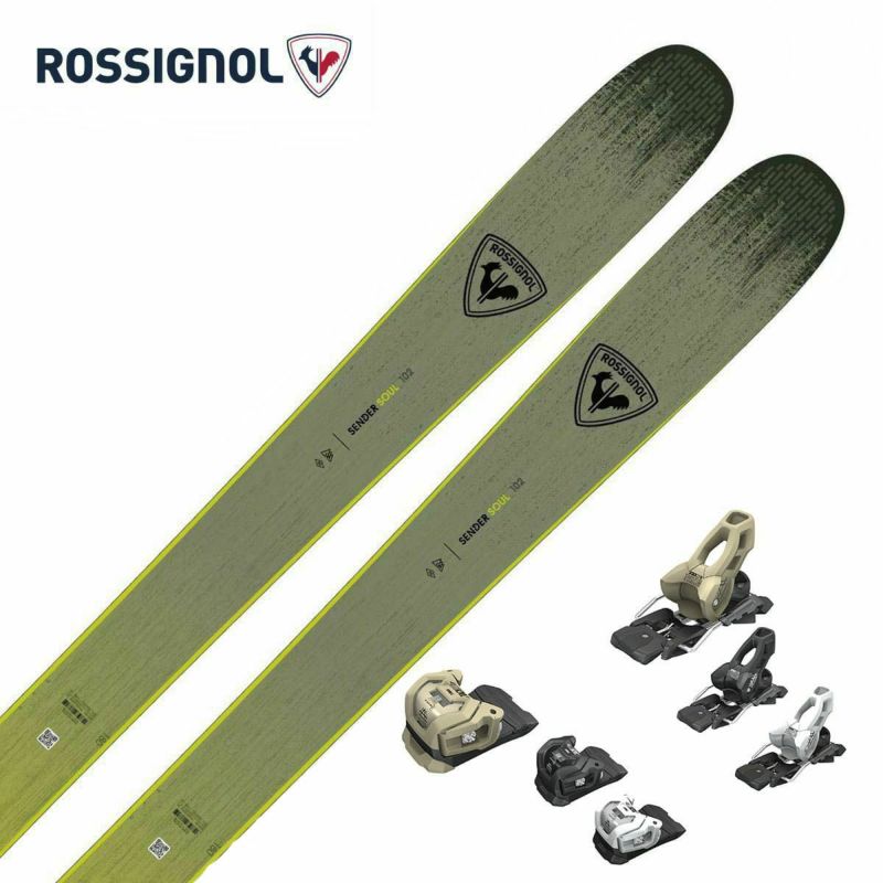 ROSSIGNOL Vj[ XL[ Y fB[X2025SENDER SOUL 102 / RANMR01 + 26ATTACK LYT 11 GW rfBO Zbg t ObvEH[NΉ
