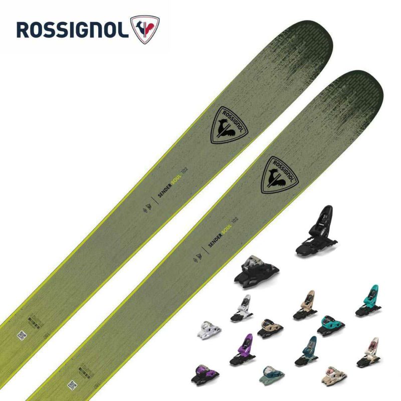 ROSSIGNOL Vj[ XL[ Y fB[X2025SENDER SOUL 102 / RANMR01 + SQUIRE 11 rfBO Zbg t ObvEH[NΉ