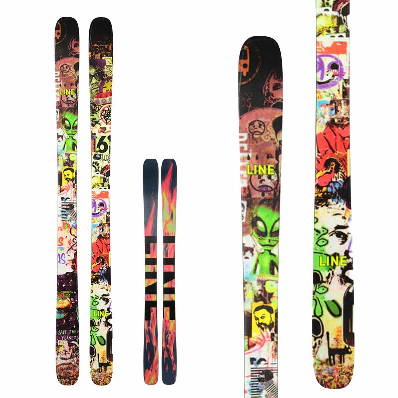 スキー板 chronic LINE 171cm ビンディング付き セミファットスキーセットLINE CHRONIC 94+ATTACK 14 GW スキー