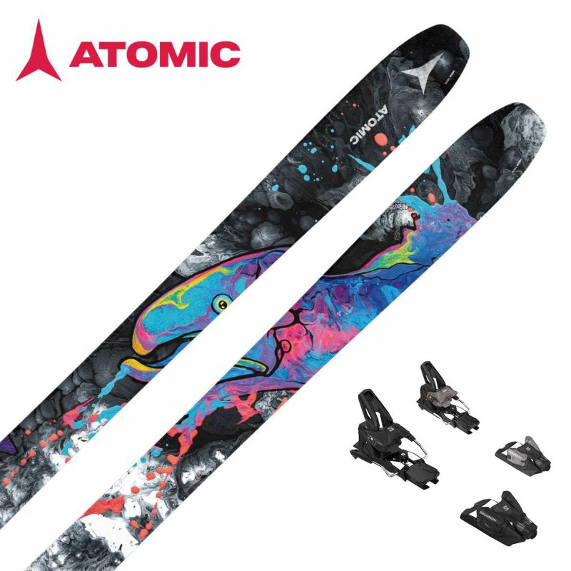 ATOMIC アトミック スキー板 2025 BENT 110 + サロモン STRIVE 14 GW ビンディング セット 取付無料 グリップウォーク対応