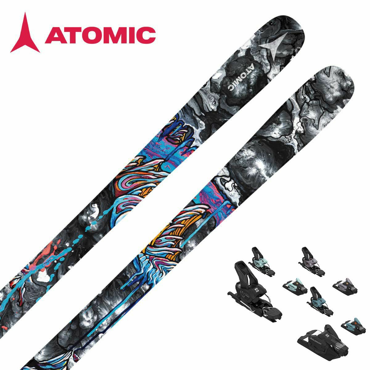 ATOMIC アトミック スキー板 2025 BENT 85 + サロモン STRIVE 12 GW 