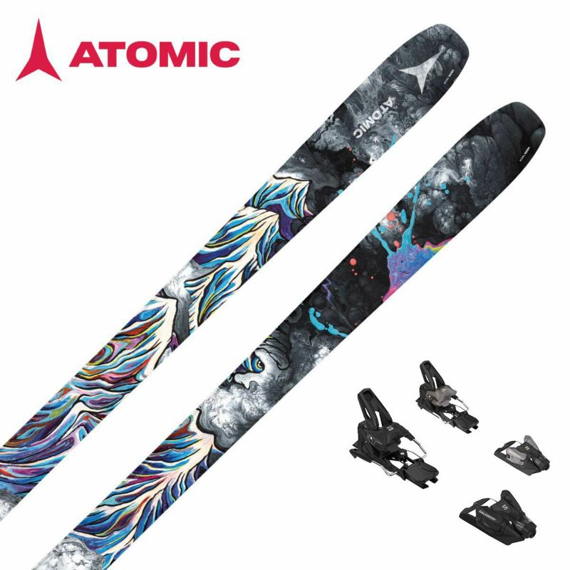 ATOMIC アトミック スキー板 2025 BENT 90 + サロモン STRIVE 14 GW ビンディング セット 取付無料 グリップウォーク対応