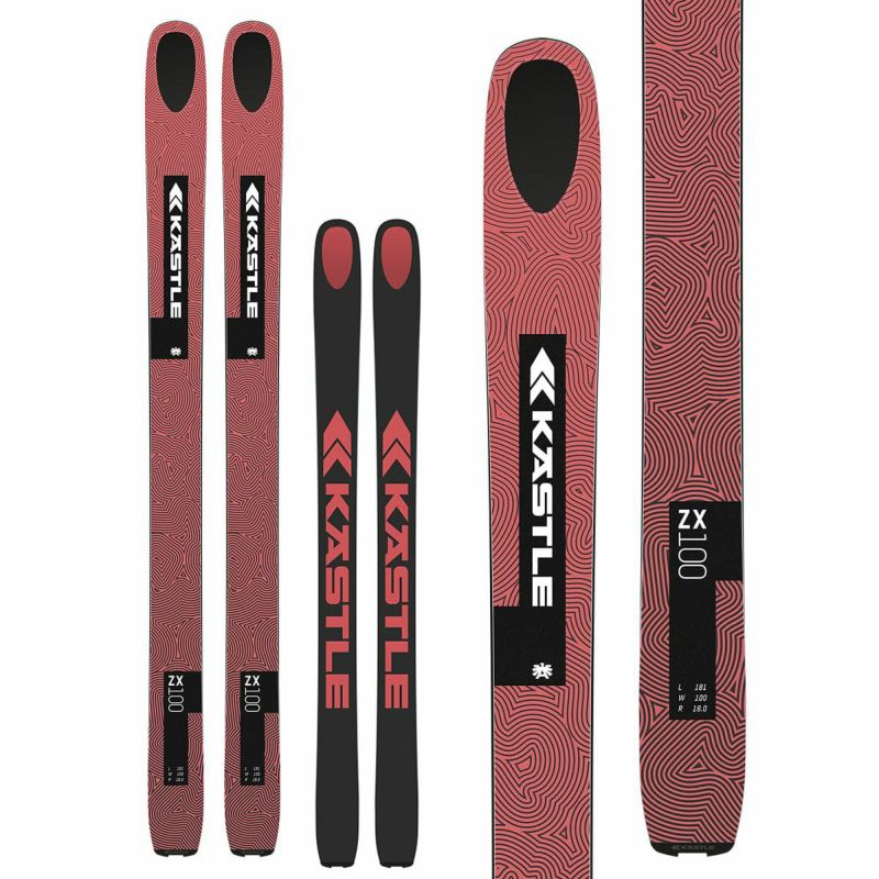KASTLE ケスレー スキー板 メンズ レディース ＜2025＞ ZX 100 + ＜26