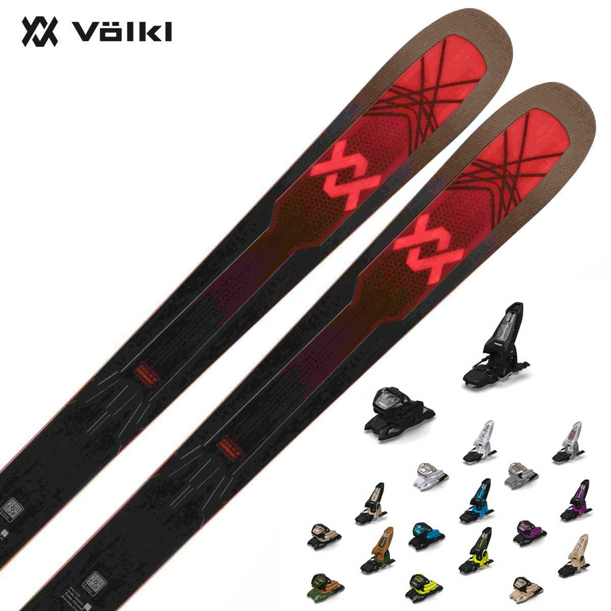 VOLKL 鈍 Essenza 148 97/77/123 レディススキー板 初中級