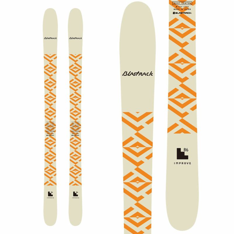 Blastrack IMPROVE 86 スキー 板 ビンディング付 ブラストラック スキー板 IMPROVE 86 インプルーヴ86 (24-25 2025) +