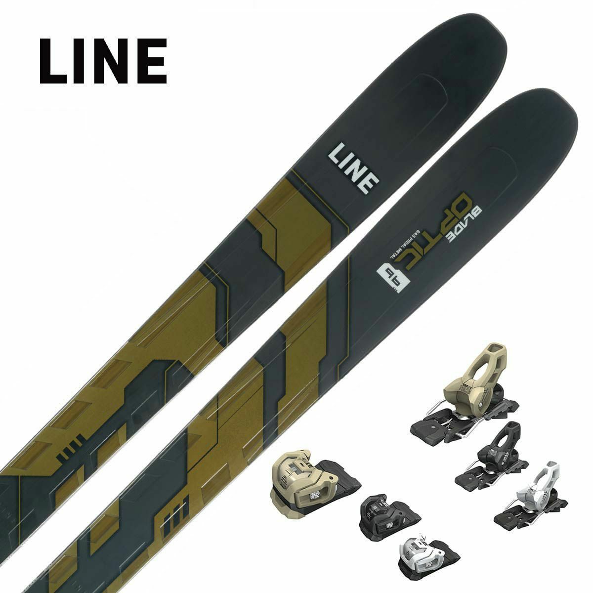 ライン いちじるしい LINE BLADE W+ATTACK 14 GW スキー＋ビンディング 