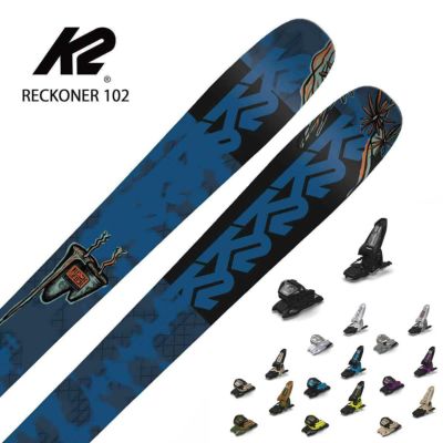 K2 reckoner102 24-25 177cm ビンディング付き スキー板 メンズ レディース K2 ケーツー 2024 RECKONER 102