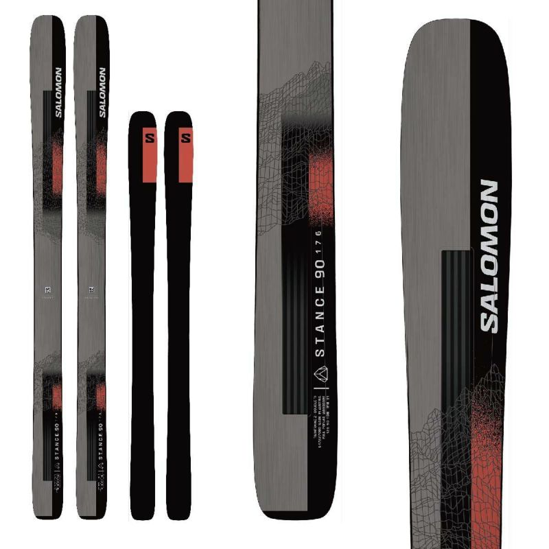 SALOMON サロモン スキー板 メンズ レディース＜2024＞ STANCE 90 +