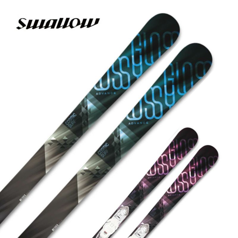 SWALLOW �X�����[ �X�L�[�� ���f�B�[�X �R�X�~�b�N�T�[�t��2025��COSMIC SURF GLOSSY ADVANCE + XPRESS W10 GW �v���[�g/�r���f�B���O �Z�b�g �O���b�v�E�H�[�N�Ή� ��t����