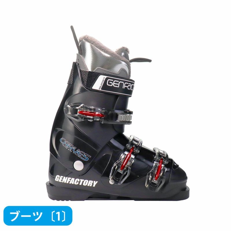 スキー板 スキーセット メンズ スキー4点セット〔初級 スターター