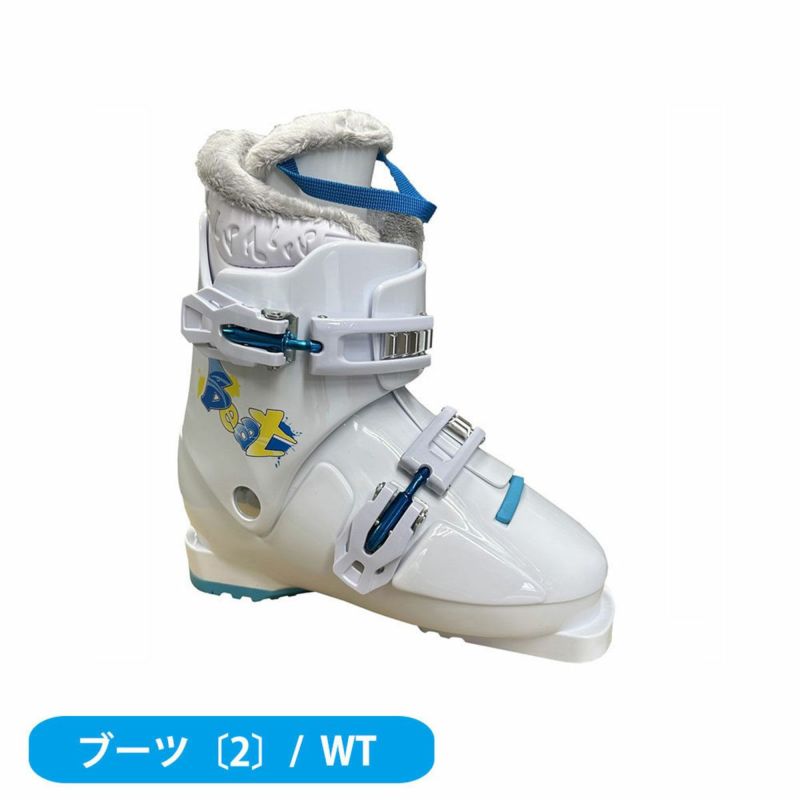 キッズスキー板ブーツセット ☆受け渡し限定☆ キッズ スキー板 4点セット 100cm ブーツ ストック